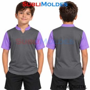 Mandarin Collar Placket T-Shirt Sewing Pattern
