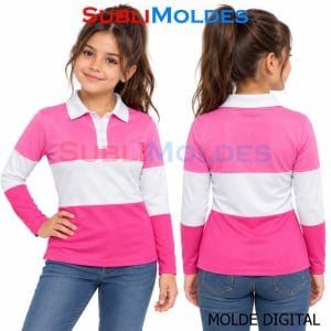 Women's Long Sleeve Polo Shirt Sewing Pattern