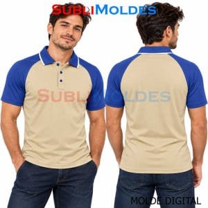 Patrones Digitales 3 Raglan Polo Shirt Sewing Pattern