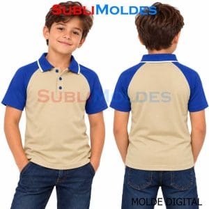 Raglan Polo Shirt Sewing Pattern