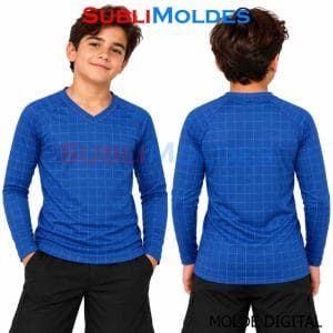 Raglan V-Neck Long Sleeve T-Shirt Sewing Pattern