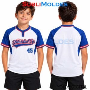 Raglan Placket Sports T-Shirt Sewing Pattern