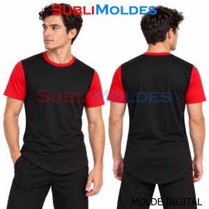 Patrones Digitales 5 Yoke Sleeve V-Neck T-Shirt Sewing Pattern