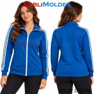Patrones Digitales 5 Women's Adidas Sports Jacket Sewing Pattern
