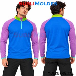 Long Sleeve Raglan Sports Jacket Sewing Pattern
