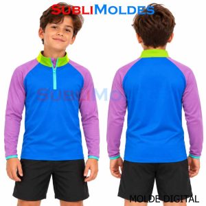 Long Sleeve Raglan Sports Jacket Sewing Pattern