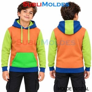 Cut Panel Hooded Sweatshirt Sewing Pattern