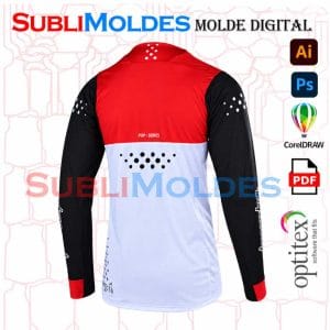 Patrones Digitales 2 Motocross Jersey Sewing Pattern
