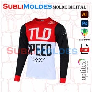 Patrones Digitales 1 Motocross Jersey Sewing Pattern