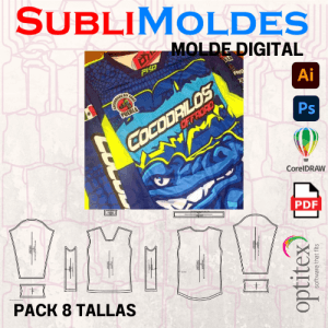 Digital Men's Motocross Jersey Sewing Pattern