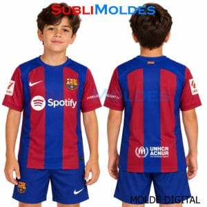 Patrones Digitales 3 Barcelona Soccer Jersey Sewing Pattern