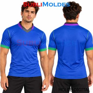 Double V-Neck Sports Shirt Sewing Pattern