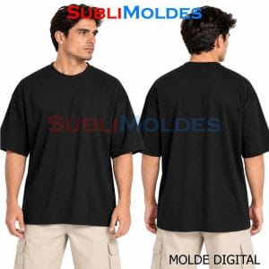 Patrones Digitales 1 Oversized Urban T-Shirt Sewing Pattern