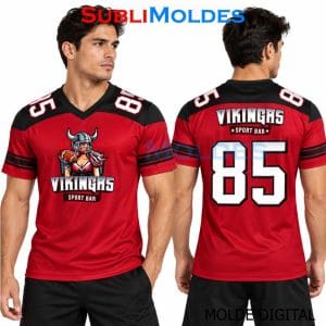 Patrones Digitales 5 Vikings Football Shirt Digital Sewing Pattern