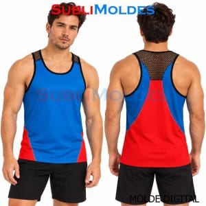 Patrones Digitales 4 Pro Mesh Men's Athletic Tank Top Sewing Pattern