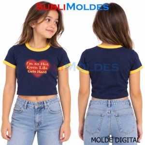 Short Sleeve Crop Top Sewing Pattern