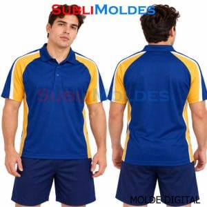 Raglan Panel Polo Shirt Sewing Pattern