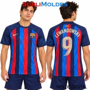 Barcelona Football Jersey Digital Sewing Patterns